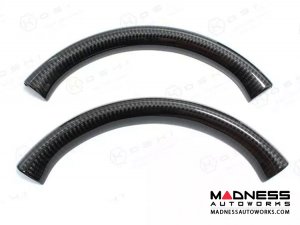 Audi RS3 Steering Wheel Upper Part - Carbon Fiber w/ Red Stripe - 2017-2018